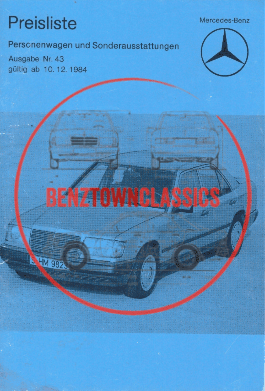 Preisliste ab 12/1984