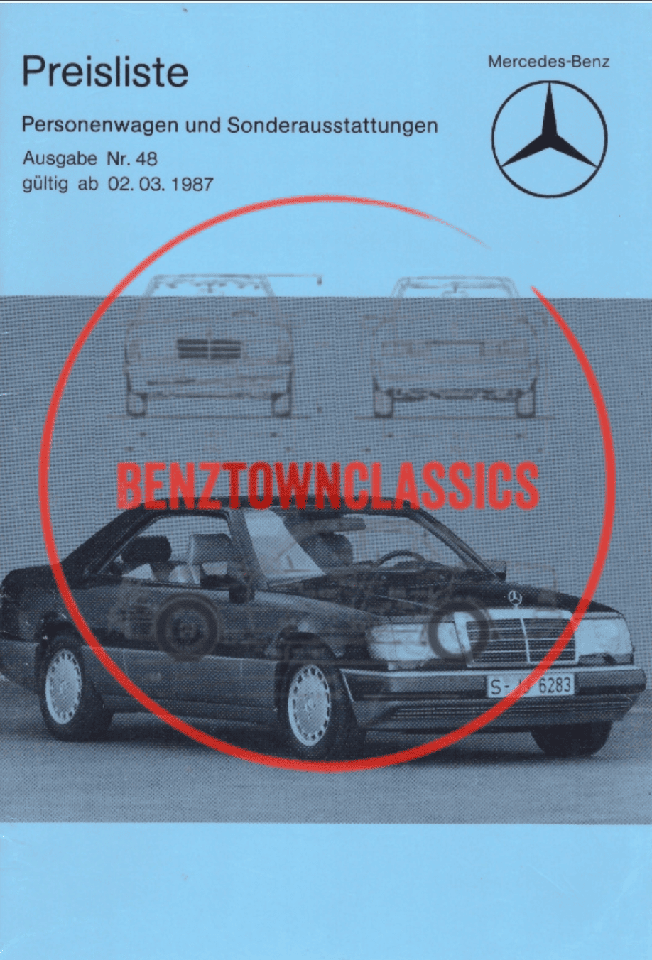 Preisliste ab 03/1987