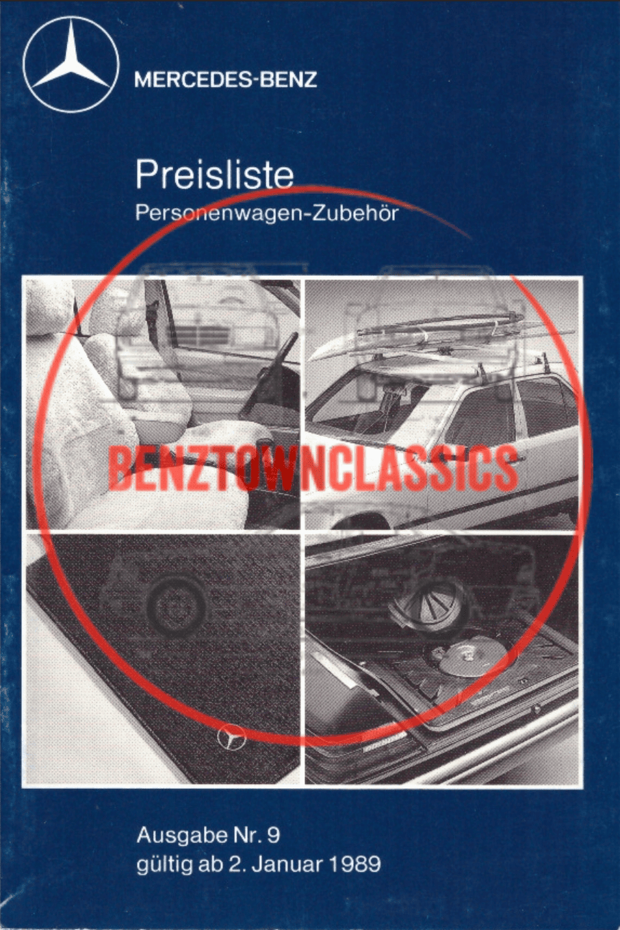Preisliste ab 01/1989