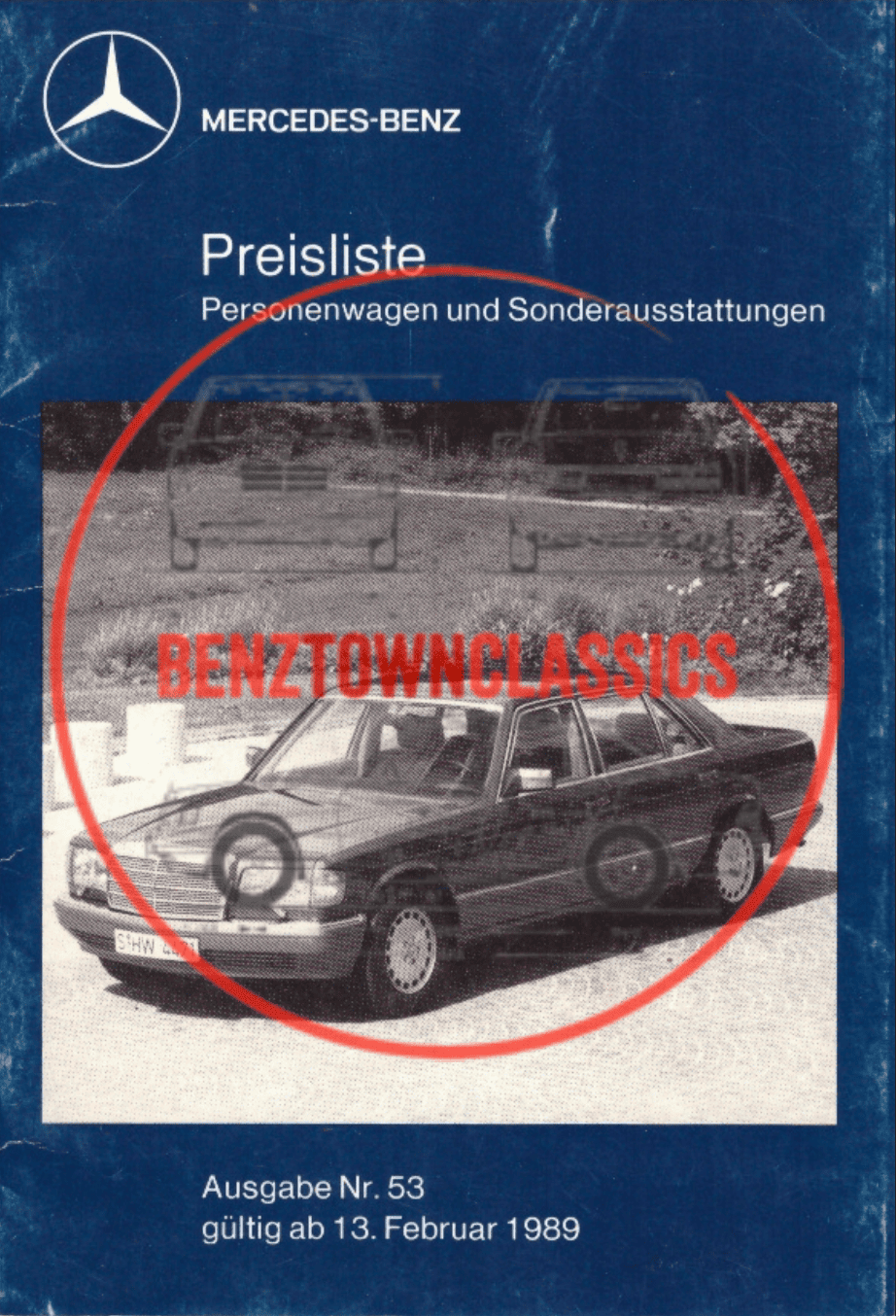 Preisliste ab 02/1989