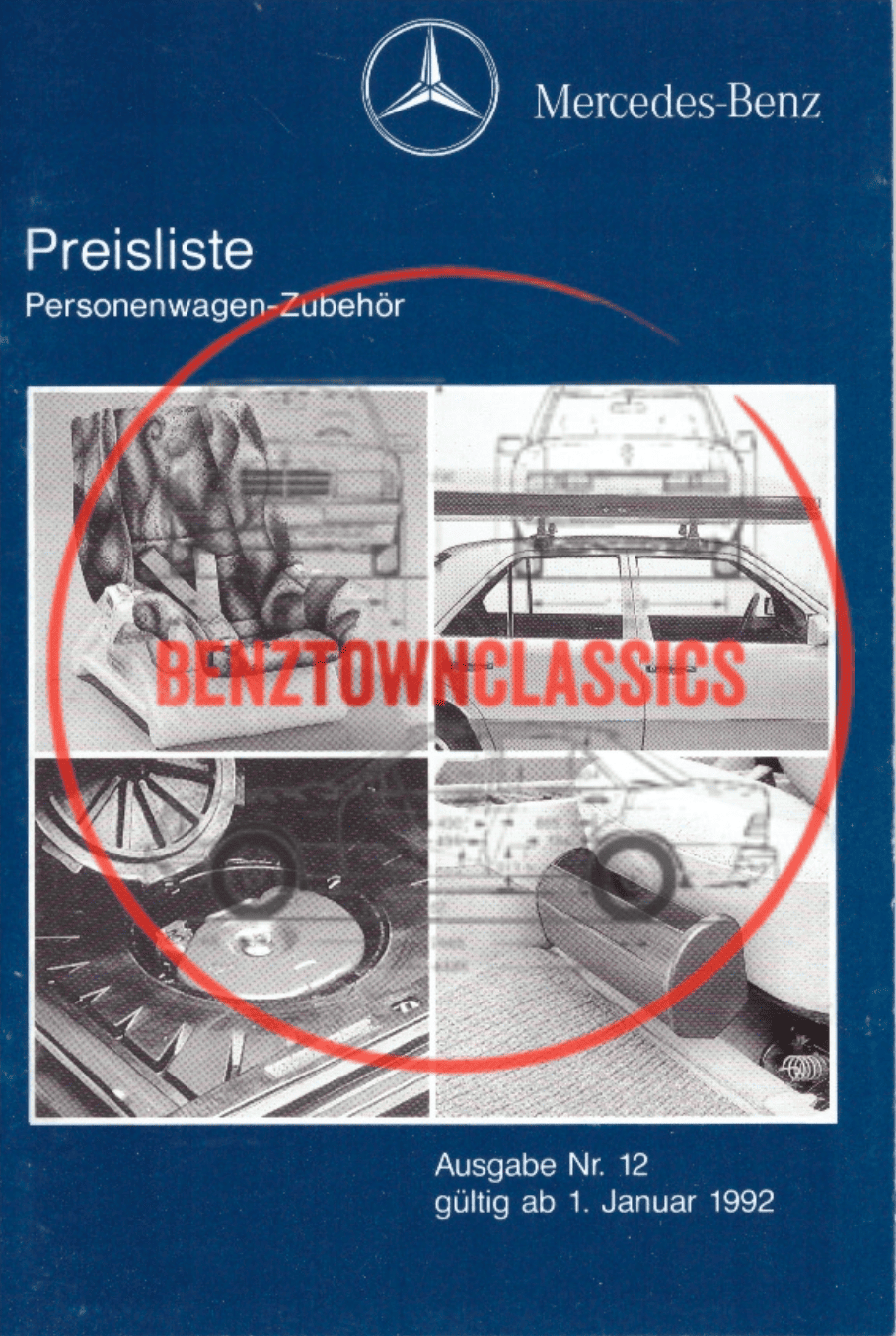 Preisliste ab 01/1992
